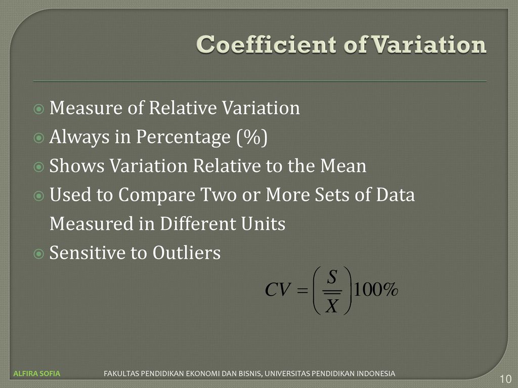 Coeficient de variacio